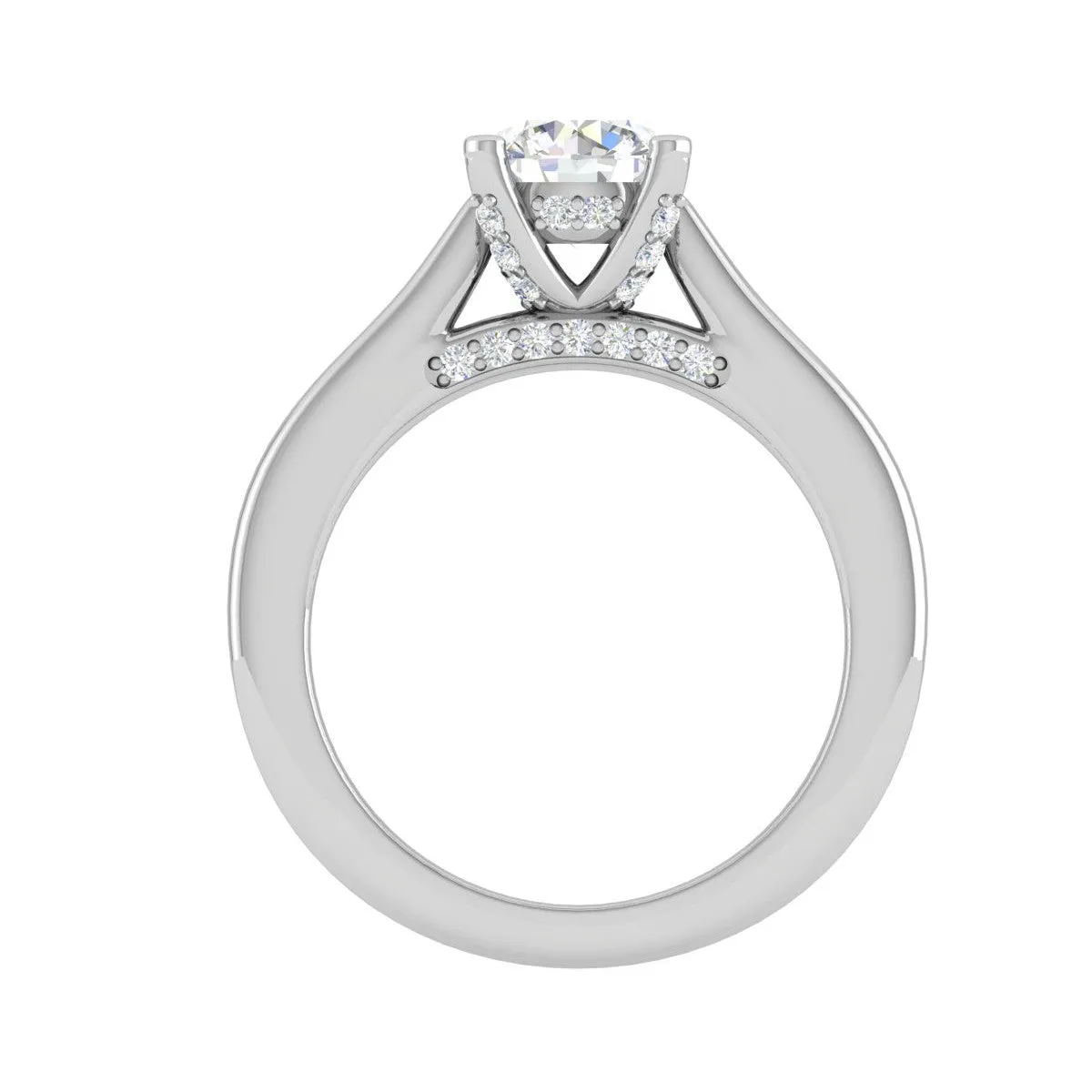 0.30 cts Solitaire Platinum Ring JL PT RS RD 153