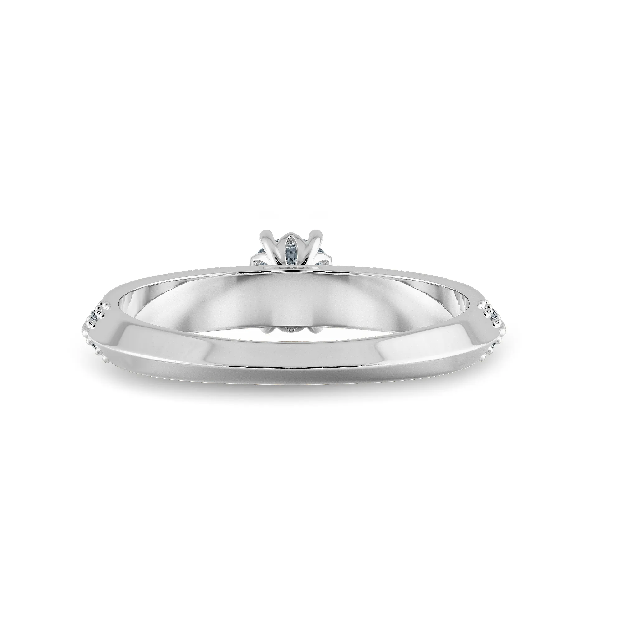 0.30cts Solitaire Diamond Split Shank Platinum Ring JL PT 1185