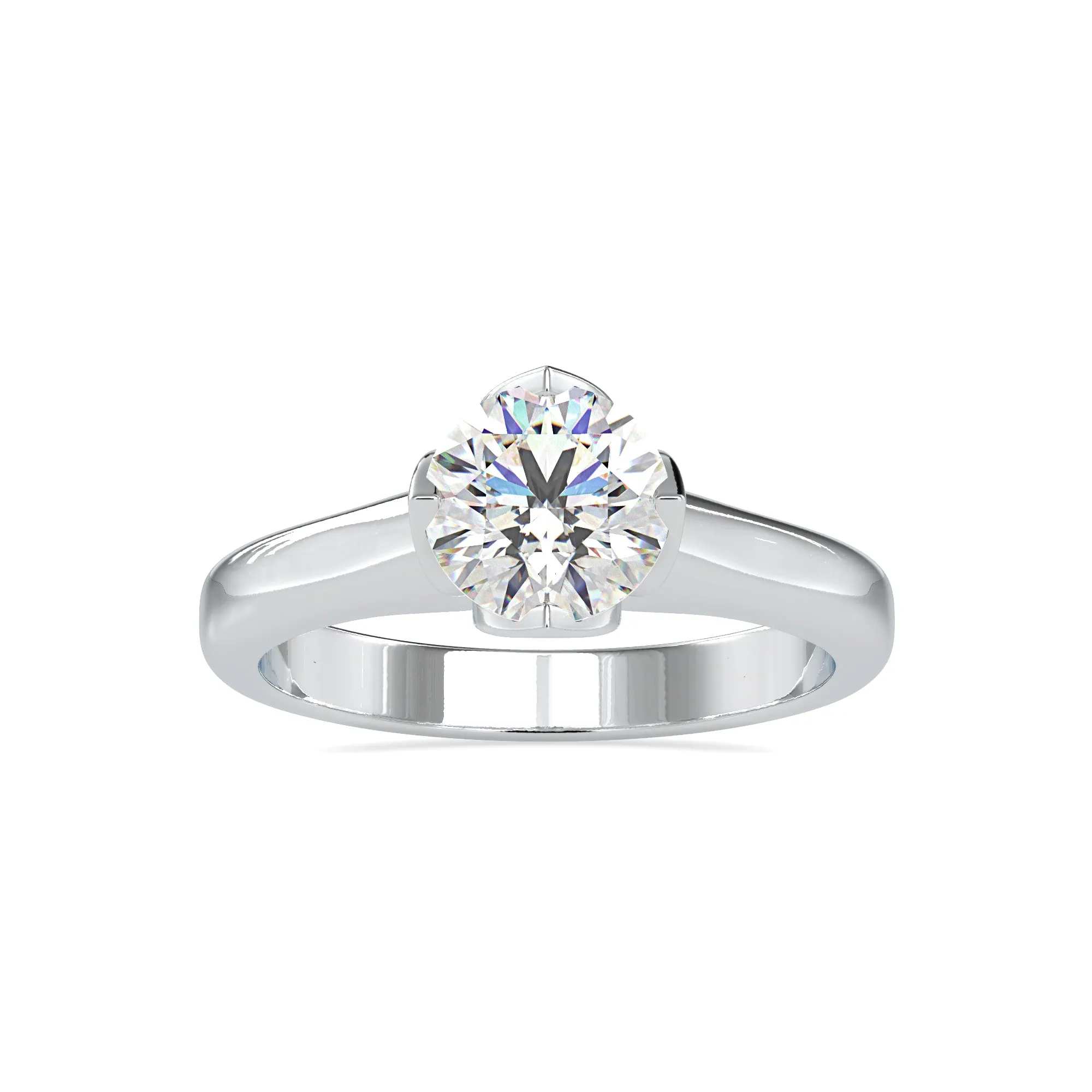 0.30cts. Solitaire Platinum Engagement Ring JL PT 0129