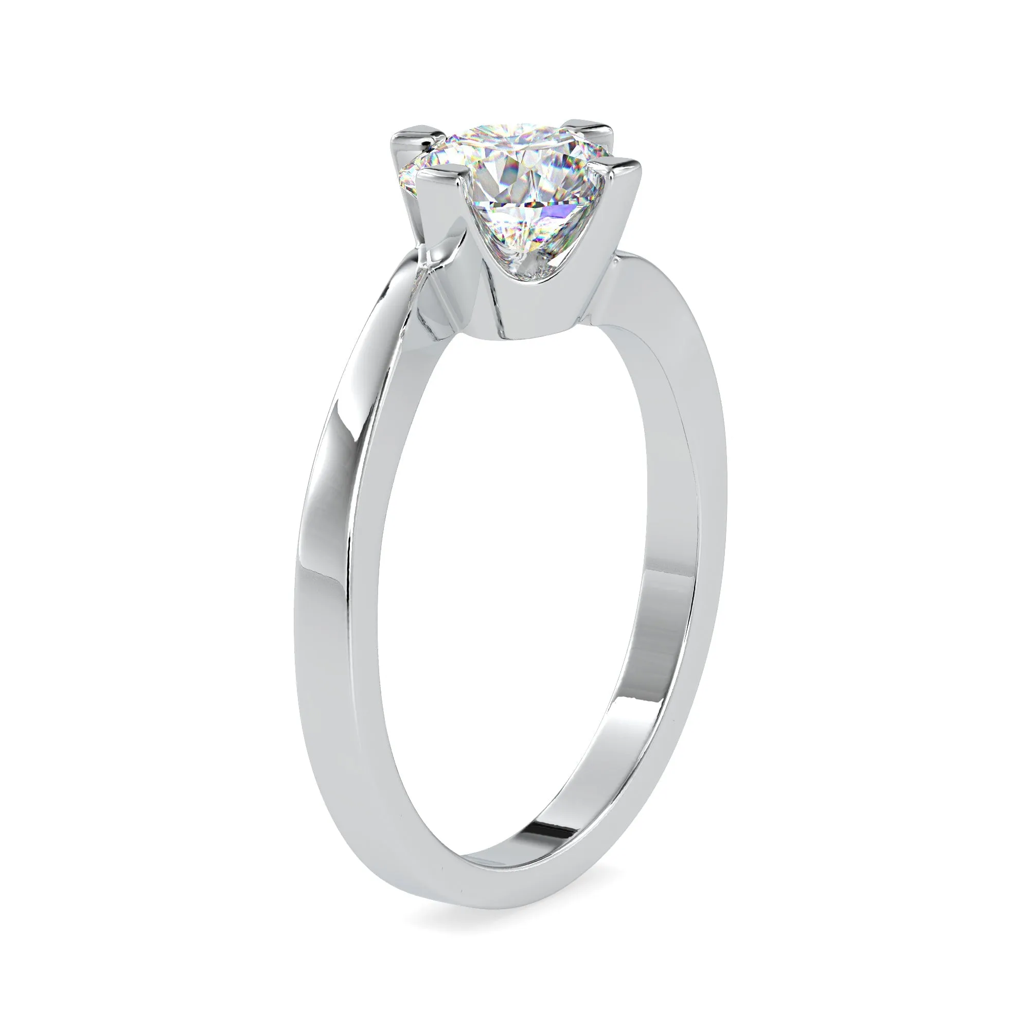 0.30cts. Solitaire Platinum Engagement Ring JL PT 0144-A