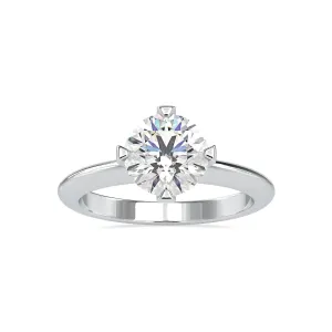 0.30cts. Solitaire Platinum Engagement Ring JL PT 0194-B