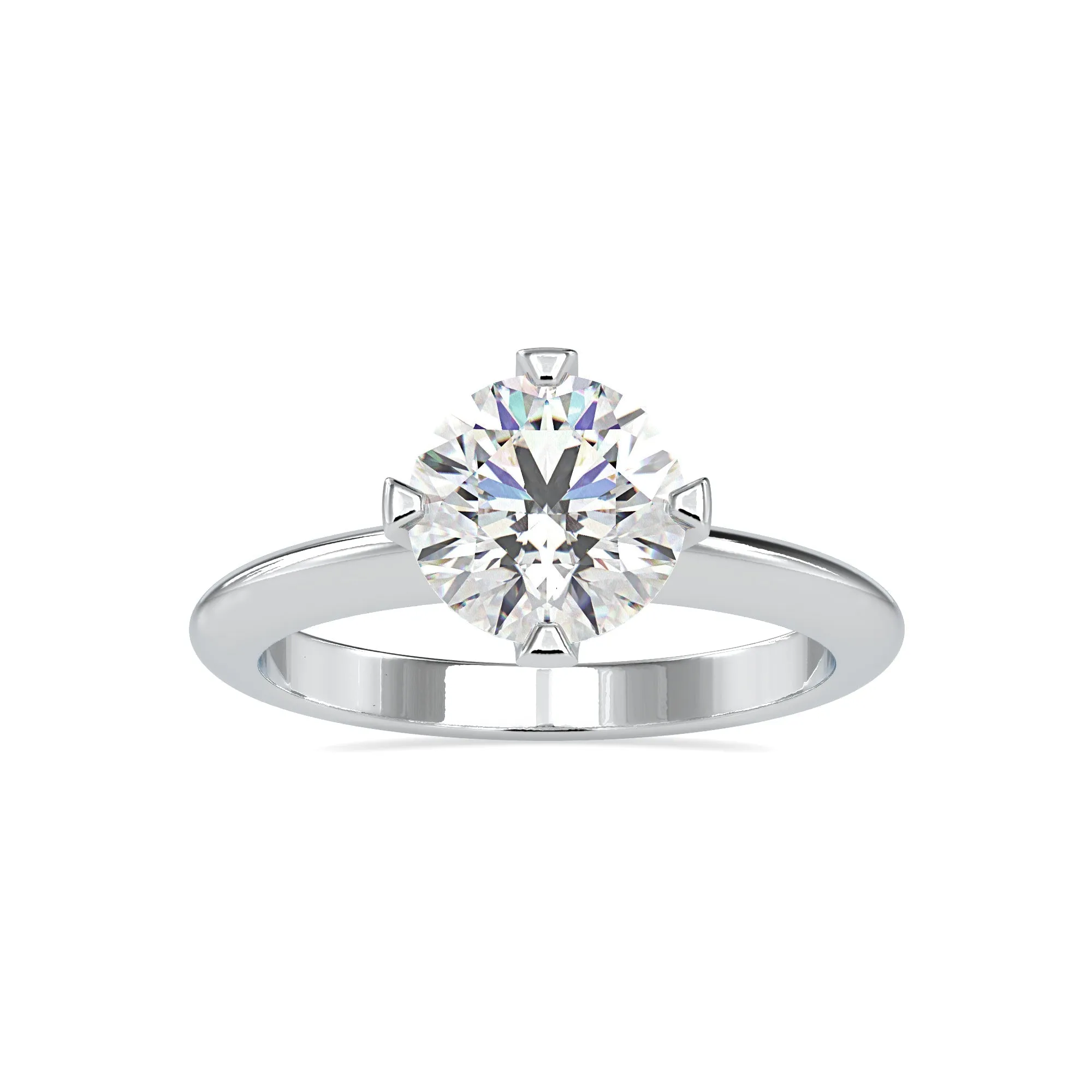 0.30cts. Solitaire Platinum Engagement Ring JL PT 0194-B