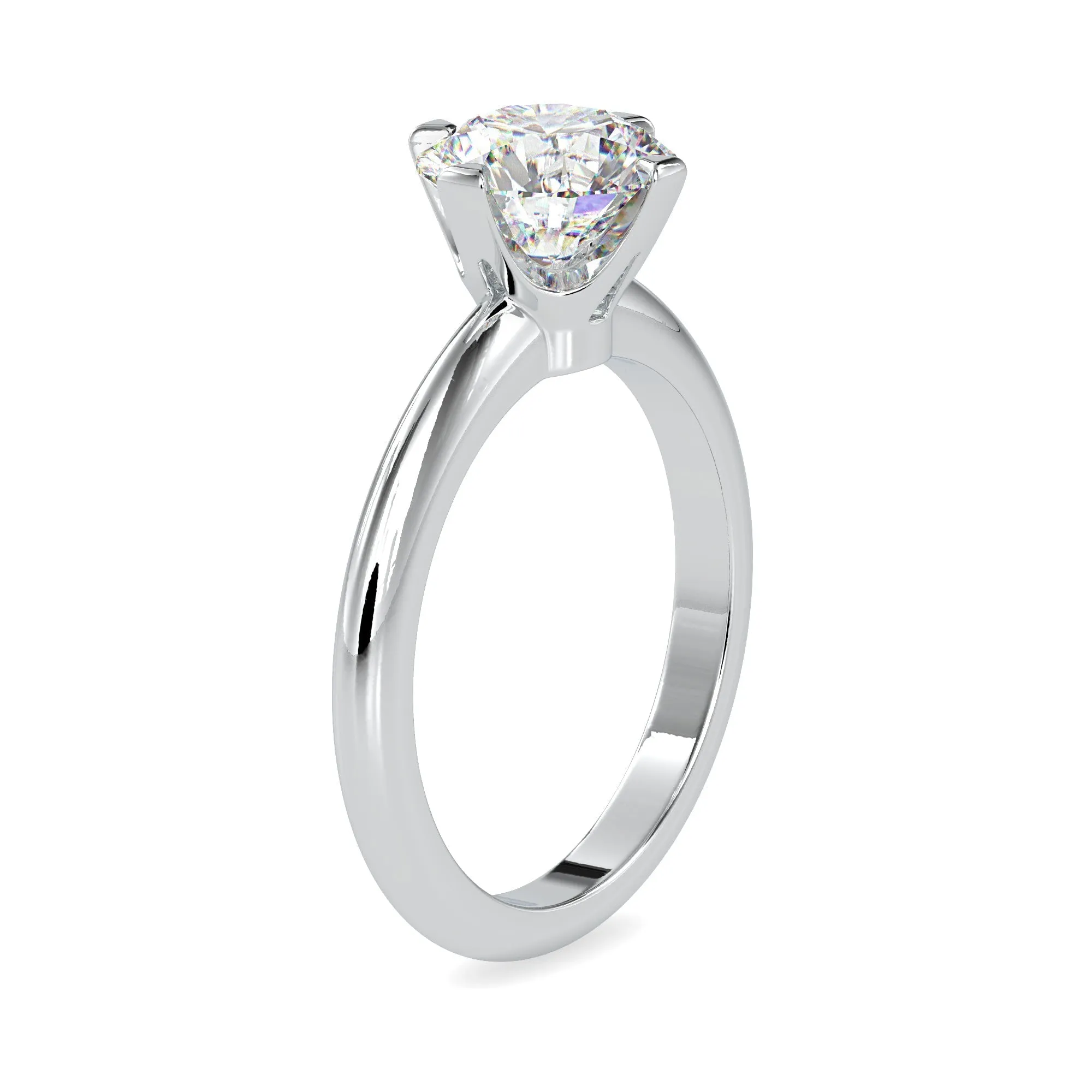 0.30cts. Solitaire Platinum Engagement Ring JL PT 0194-B
