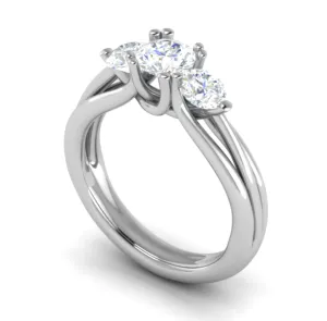 0.50 cts Solitaire Platinum Ring JL PT R3 RD 147