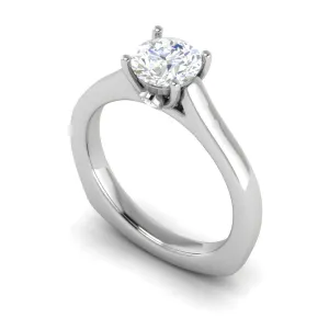 0.50 cts Solitaire Platinum Ring JL PT RS RD 146
