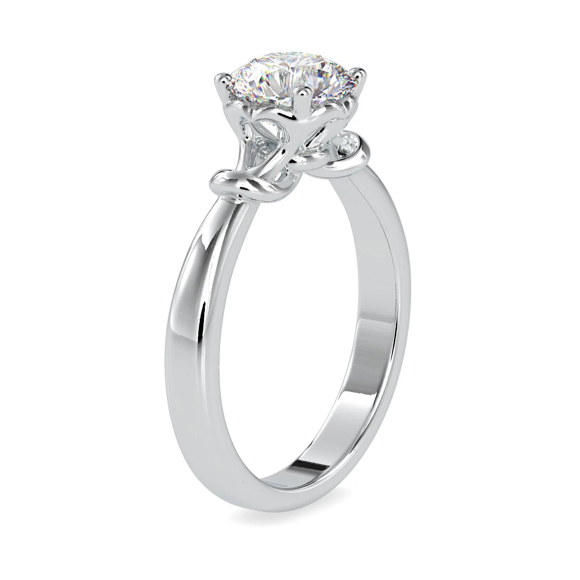 0.50cts. Solitaire Platinum Engagement Ring JL PT 0131