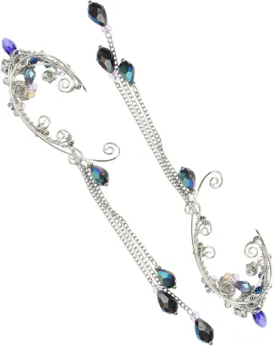 1 Pair Elf Ear for Women Tassel Design Ear Wrap Earrings Unique Fashionable Lightweight Durable present for