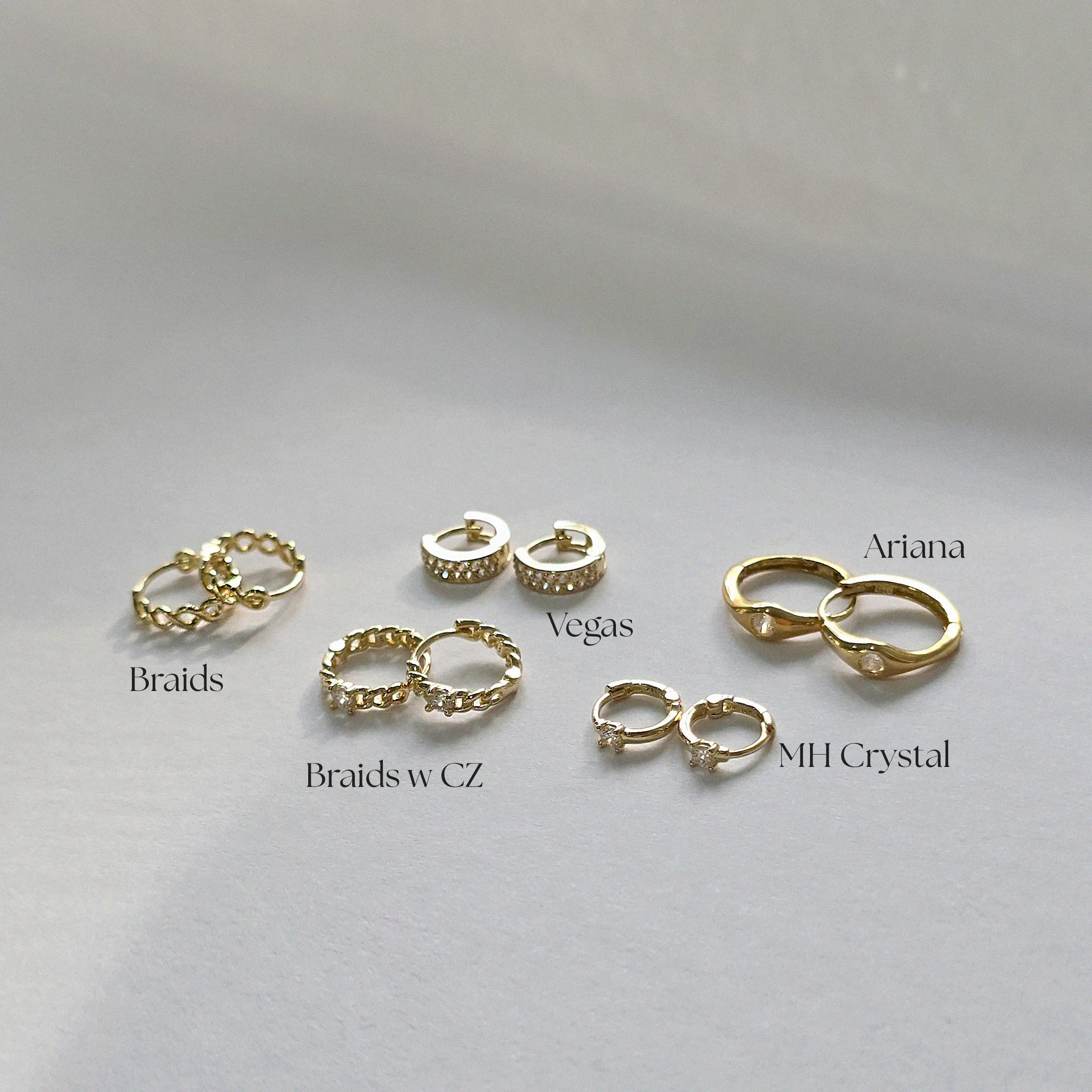 14K Ariana Hoops