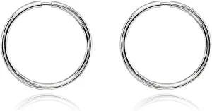 14K Gold Tiny Small Endless 10mm Round Thin Cartilage Hoop Earrings for Men Women