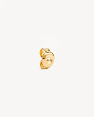 14k Solid Gold Earring Back