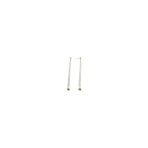 14kt Yellow Gold Double Chain Dangle Earrings