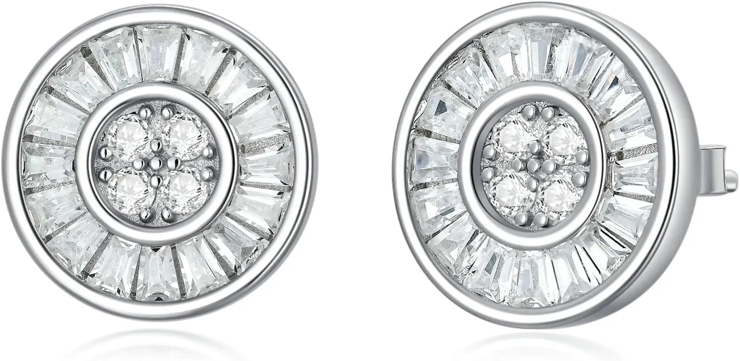 18K Gold Diamond Stud Earrings for Women, 0.24 CT. T.W. IGI Certified D-Color VVS1 Lab Grown Diamond Earring Studs, for Women Ladies Mom