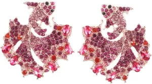 1Pair Rhinestone Fish Drop Earrings for Women Vintage Inspired Dangle Jewelry Lightweight and Comfortable for Parties and Daily Wear Elegant Rhinestone Finish
