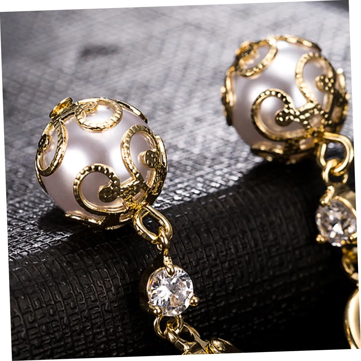 1pair Zircon Earrings Dangle Earrings Women Earrings Women Ear Rings Hollow Out Miss