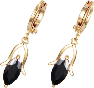 2 Pairs Post Earrings for Women Black Dangle Earrings Earings for Women Earrings for Women Orrous Womens