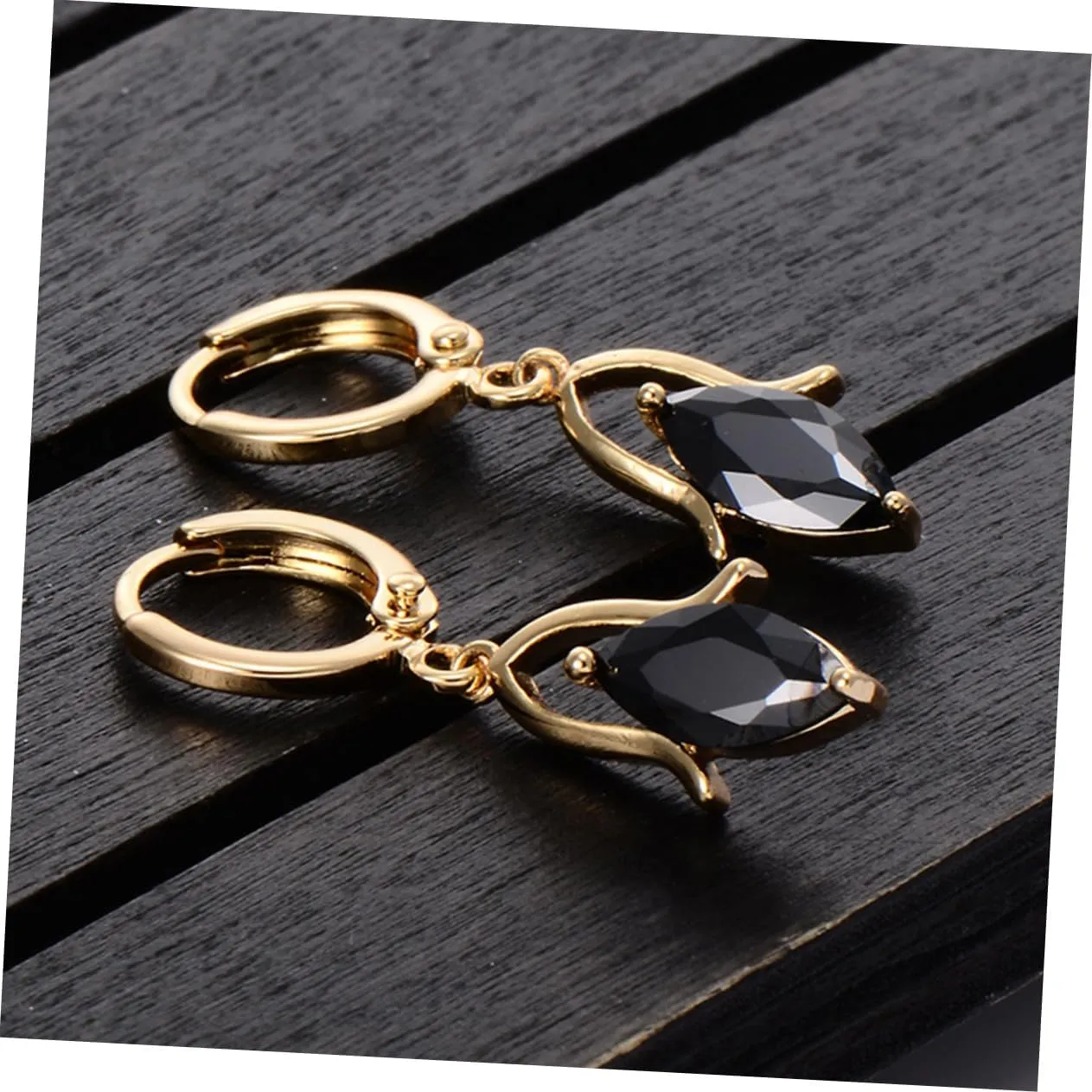 2 Pairs Post Earrings for Women Black Dangle Earrings Earings for Women Earrings for Women Orrous Womens