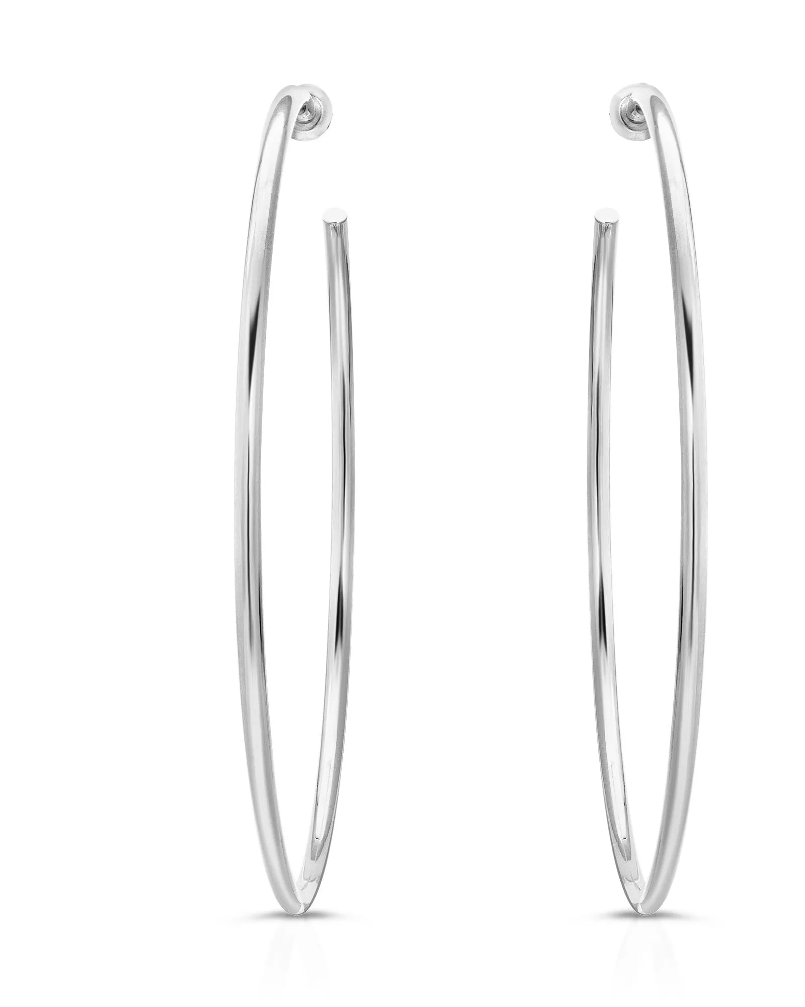 2.5" Ultimate Hoops Silver | Silver