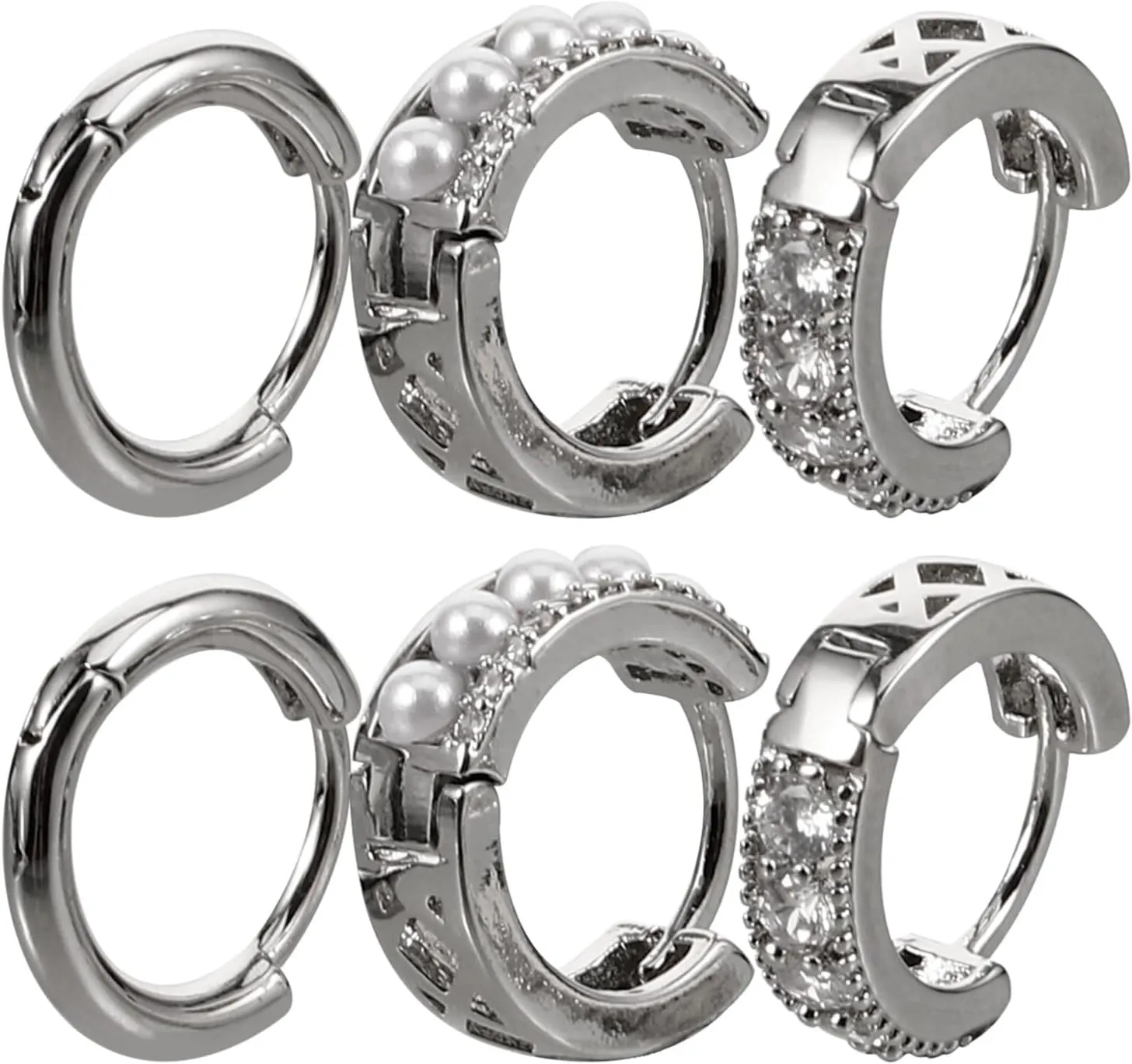3 Pairs Minimalist Hoop Earrings for Women Lightweight Comfortable Fashionable Ear Accessories for Daily Wear Special Events Unique present Choice