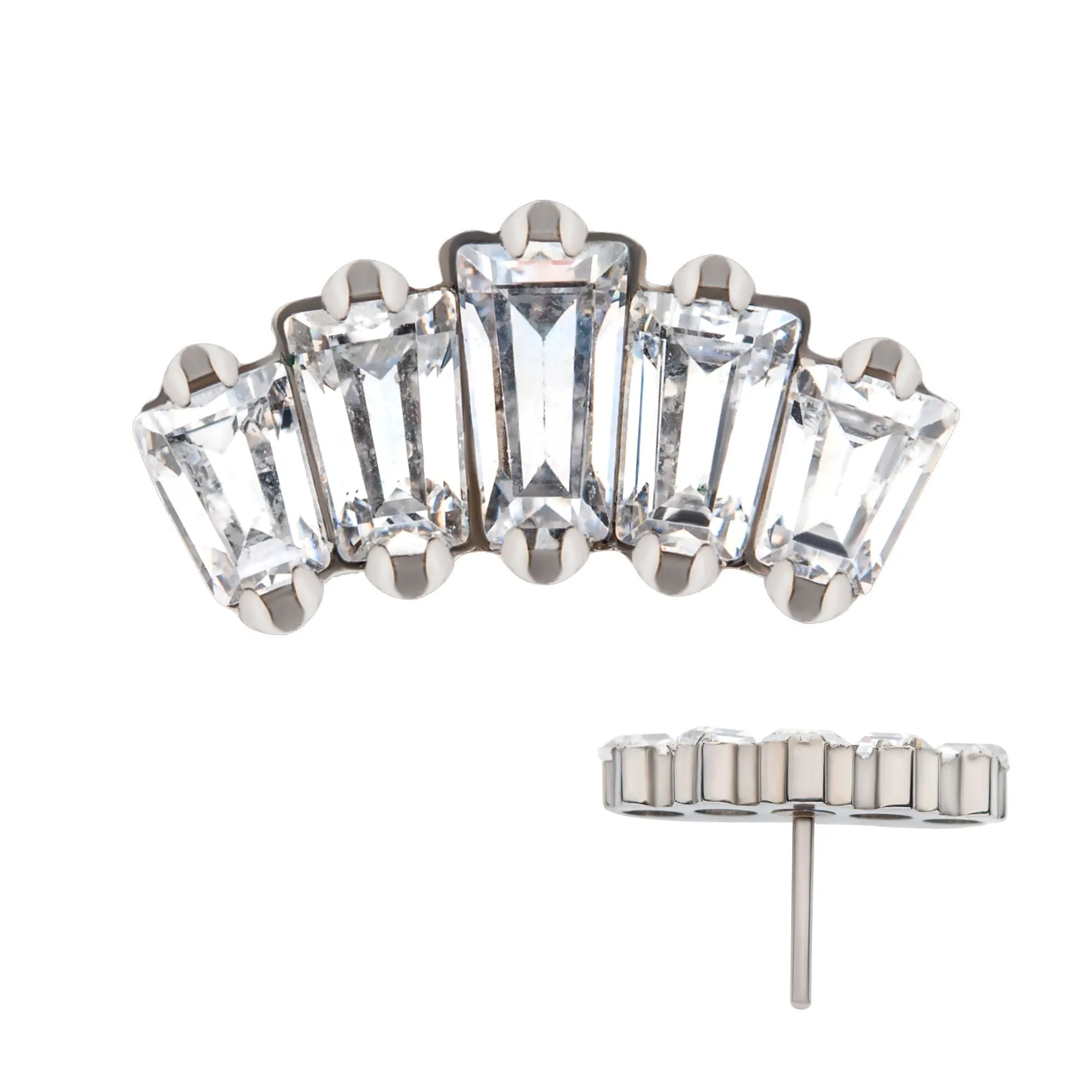 5 Baguette Stud