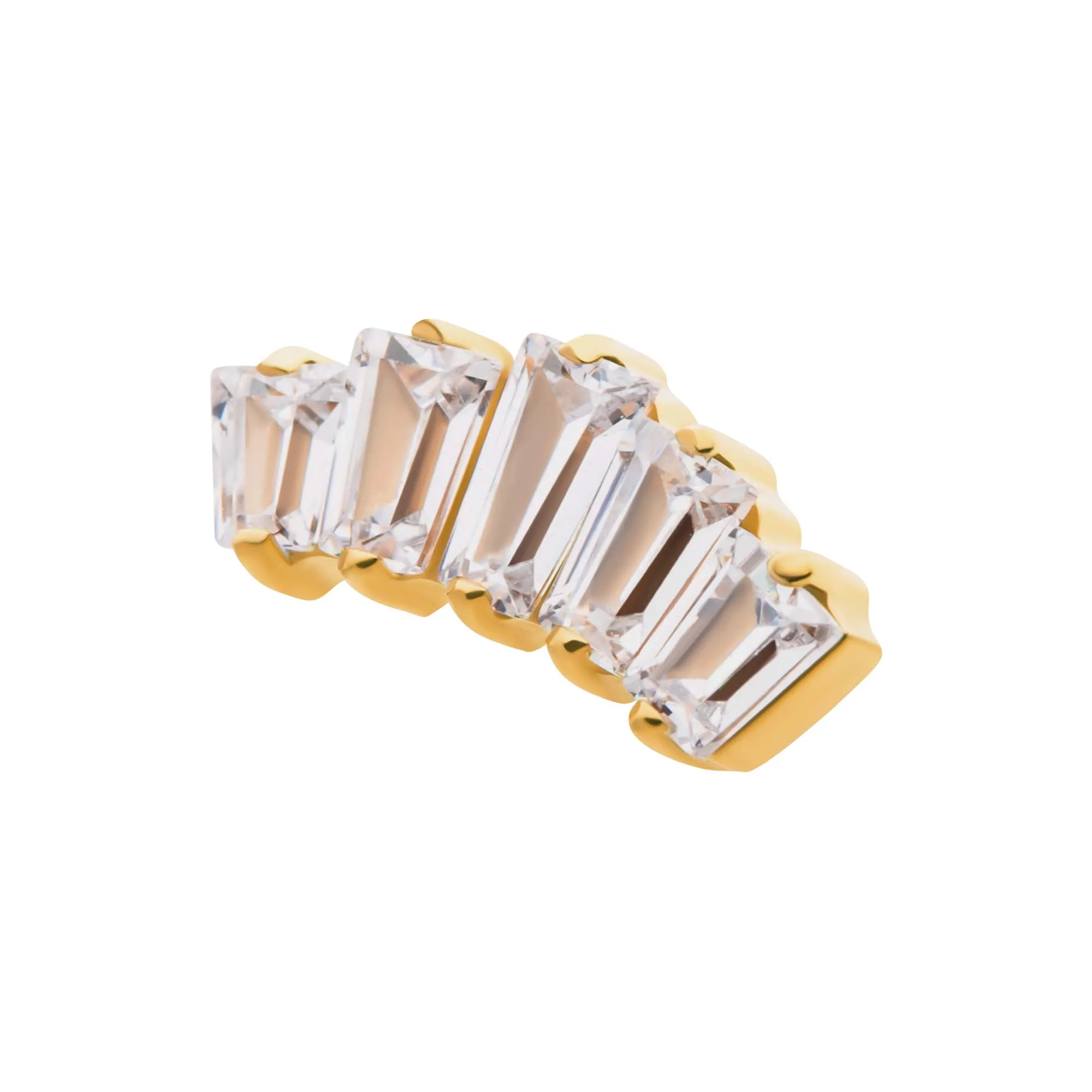 5 Baguette Stud