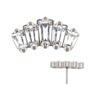 5 Baguette Stud