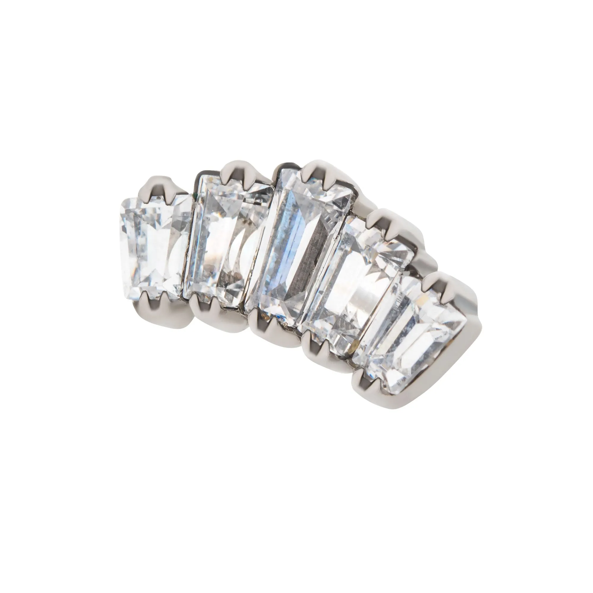 5 Baguette Stud
