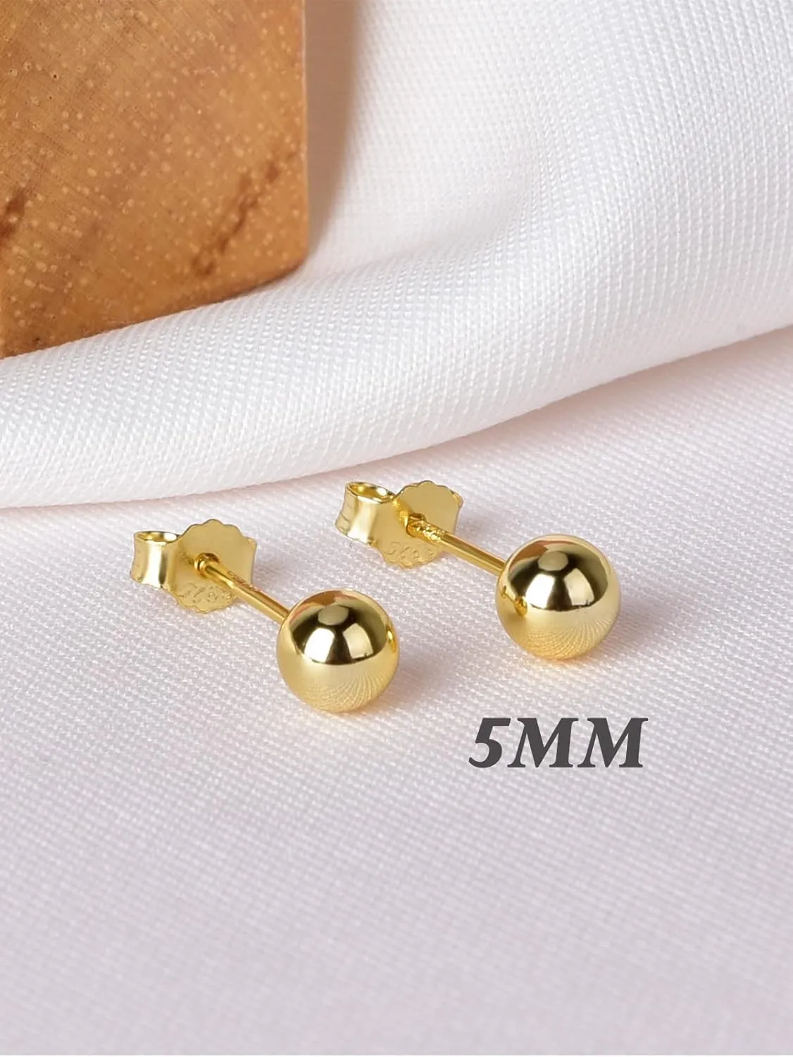 925 Sterling Silver Earrings Set Tiny Ball/Flat Dot Earrings Small Round Disc Tragus Cartilage Studs for Multiple Piercings 3PCS Set
