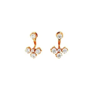 A Link Diamond Earrings