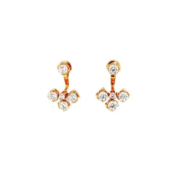 A Link Diamond Earrings