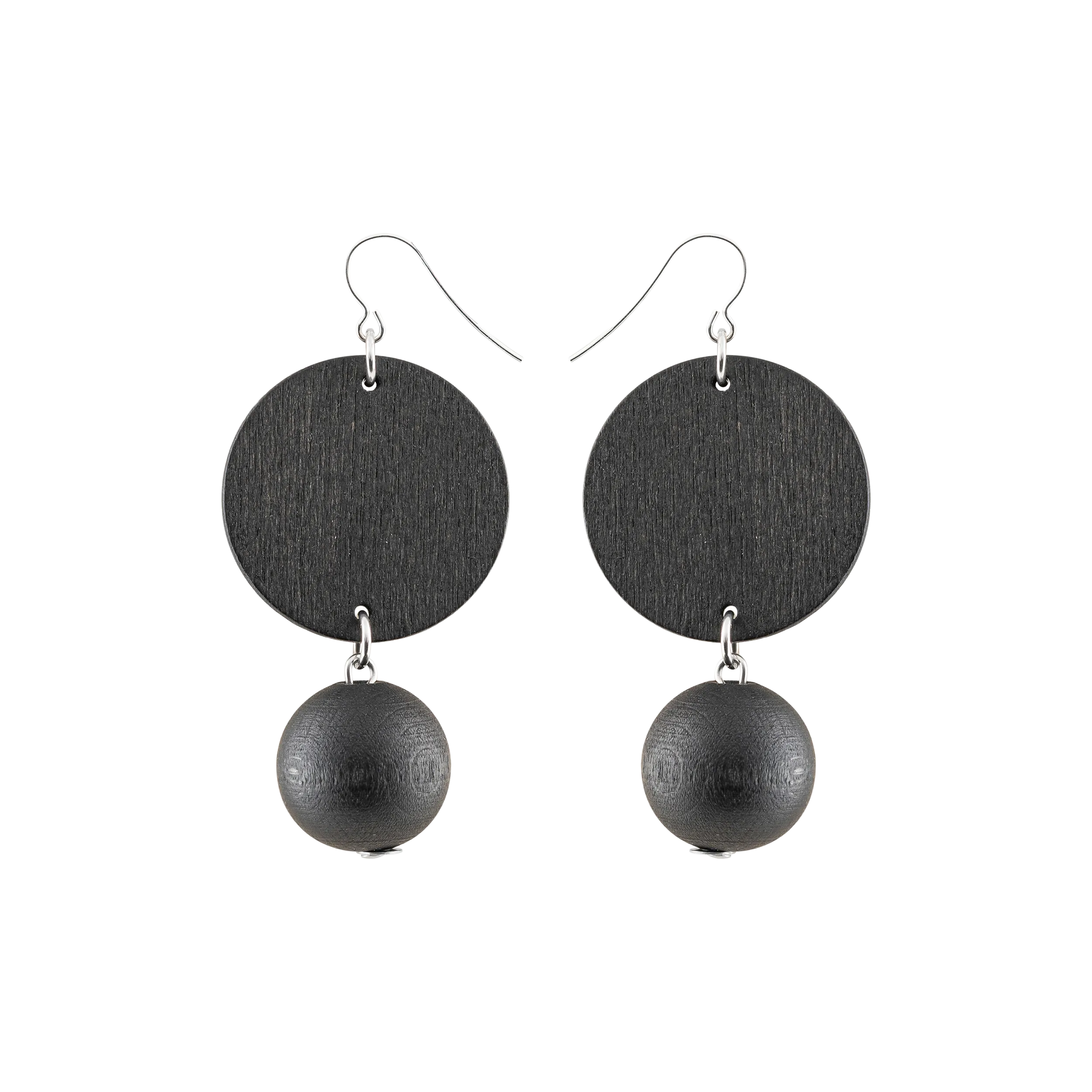 Aarikka Apollo Mini Earrings, black