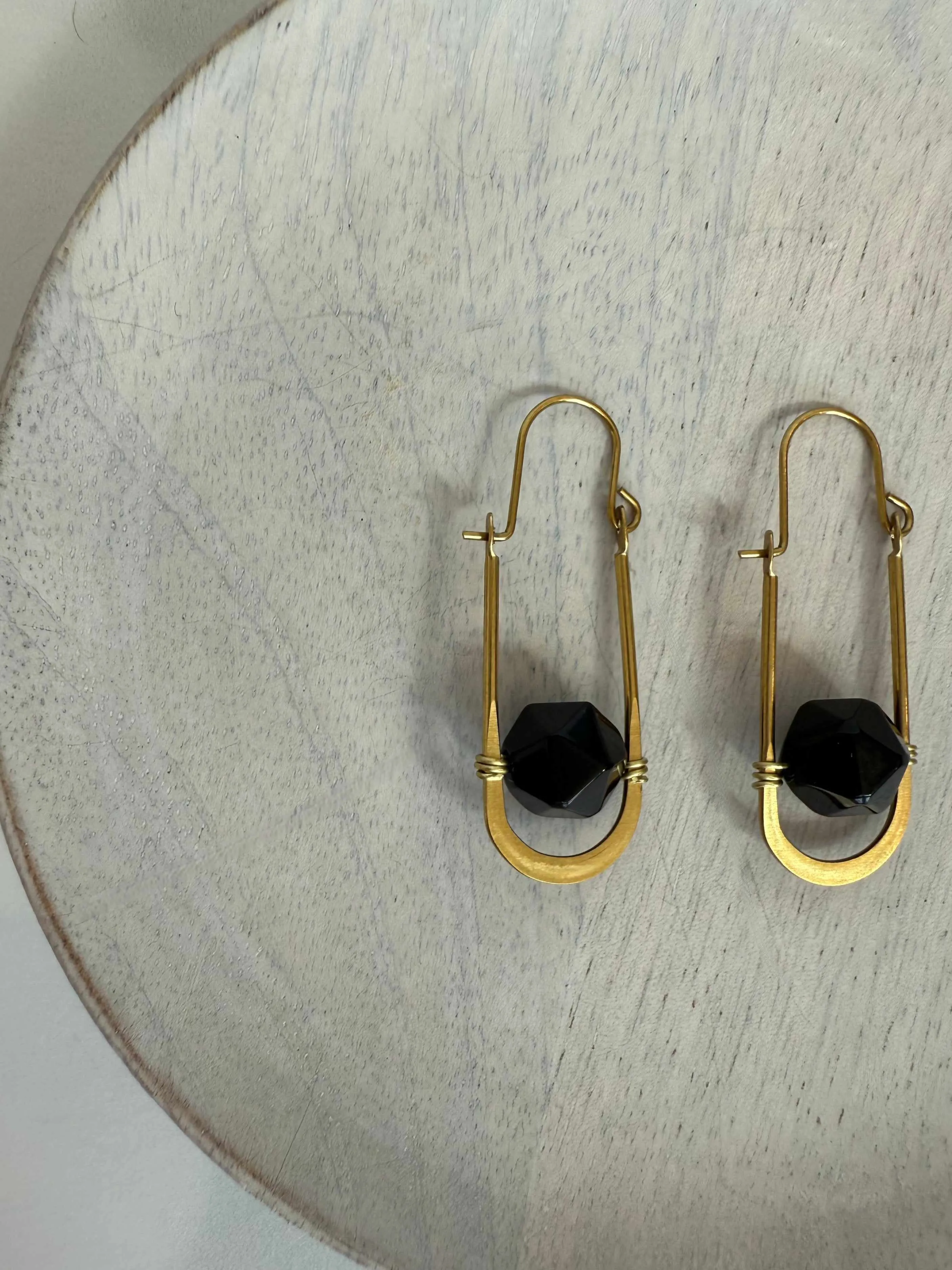 Abacus Oval Earring