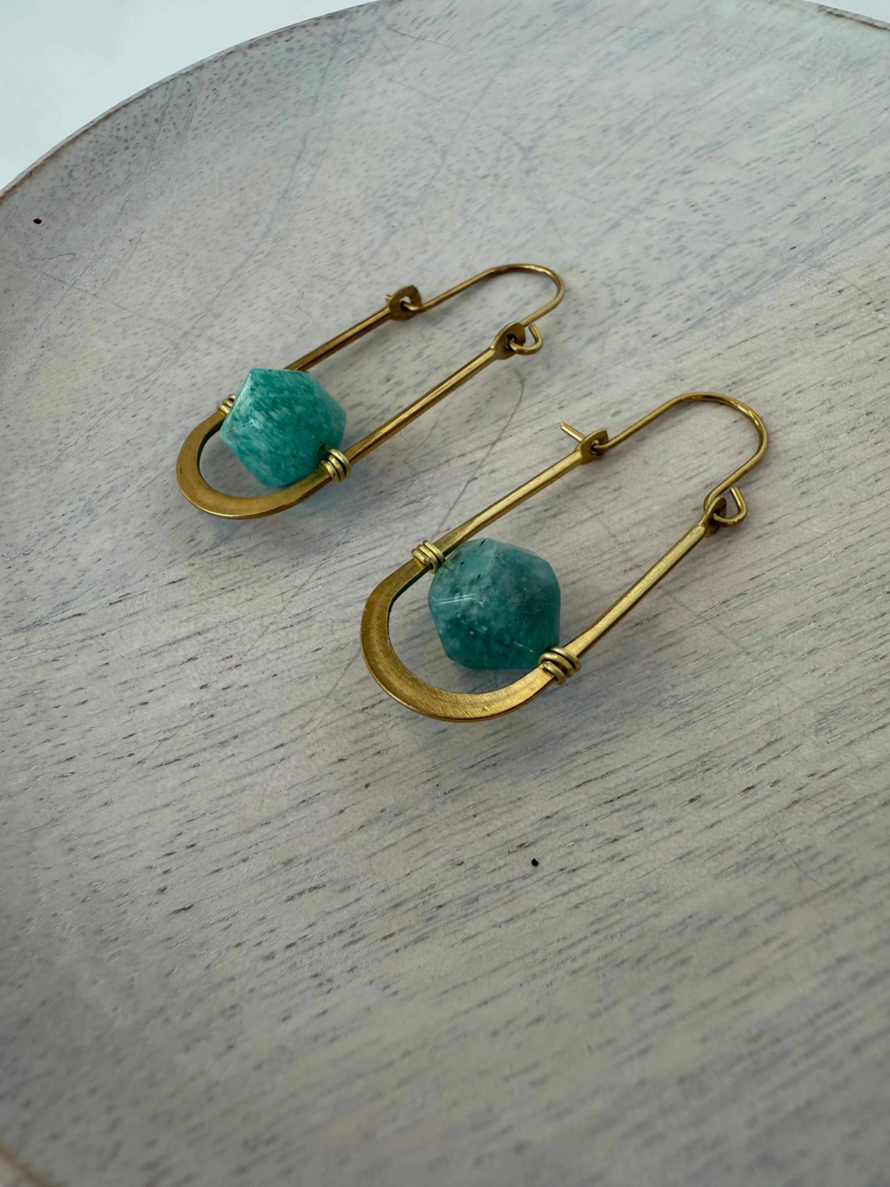 Abacus Oval Earring