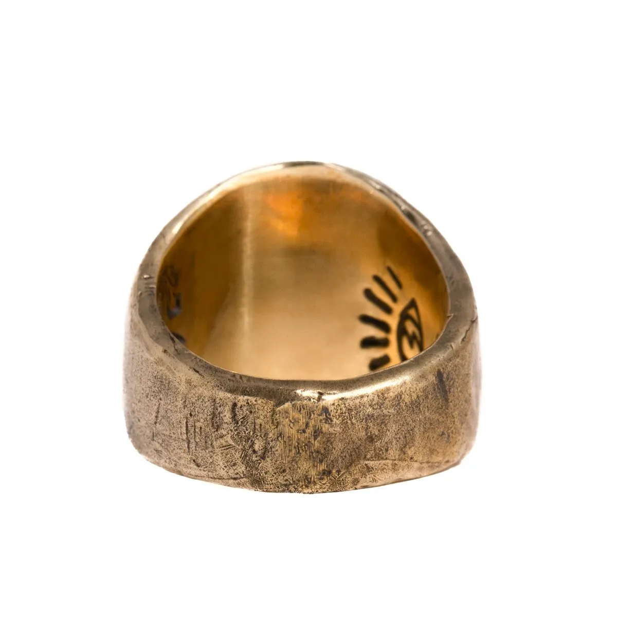 ACE OF SPADES RING | BRASS