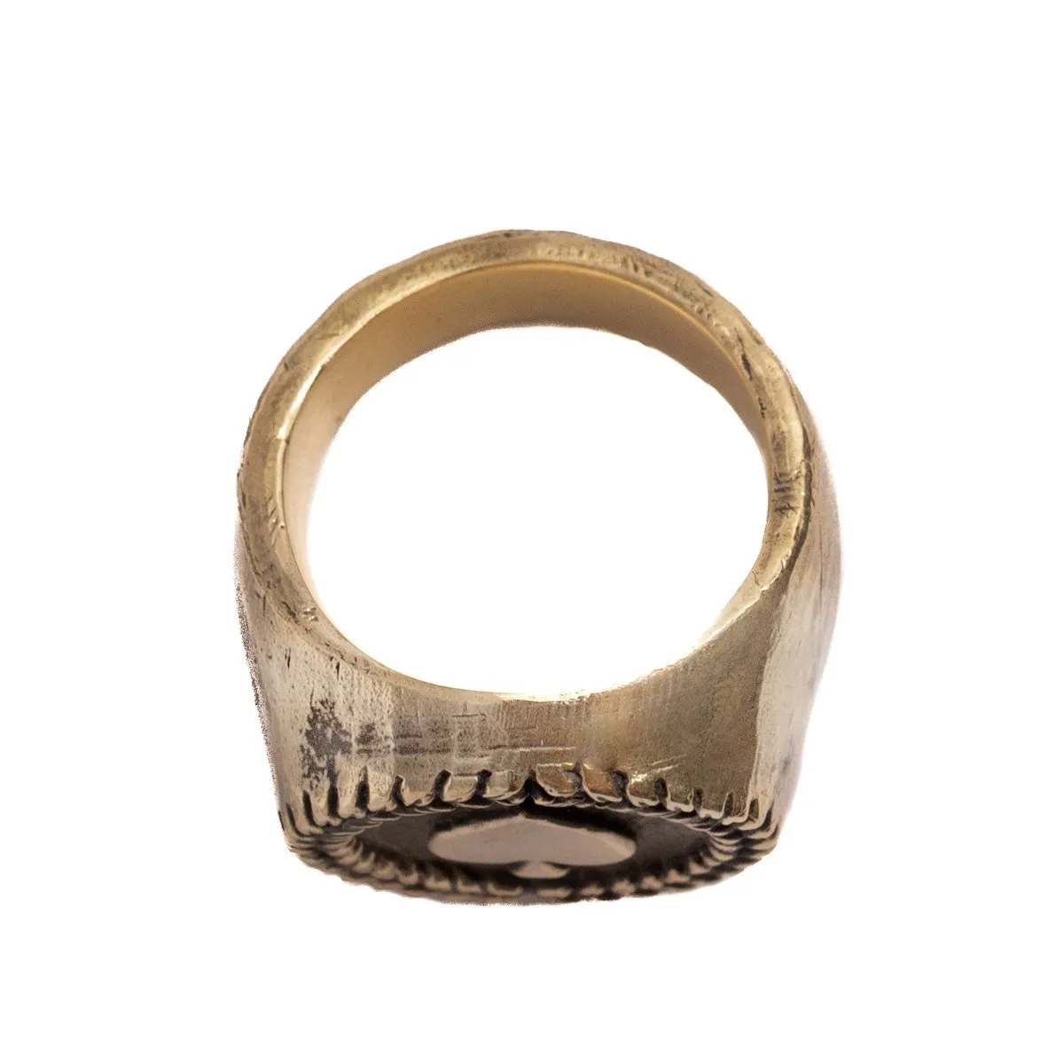 ACE OF SPADES RING | BRASS