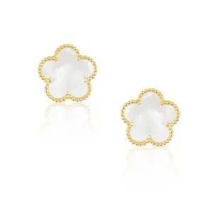 Adeline Clover Earring | Mother of Pearl
