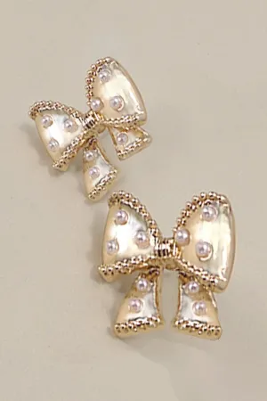All Tied Up Bow Earrings