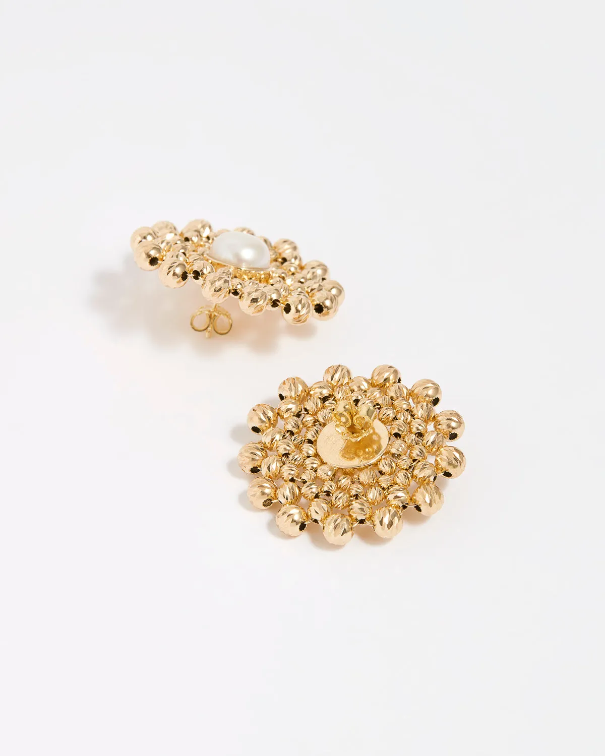 Amalia Earrings, Pearl