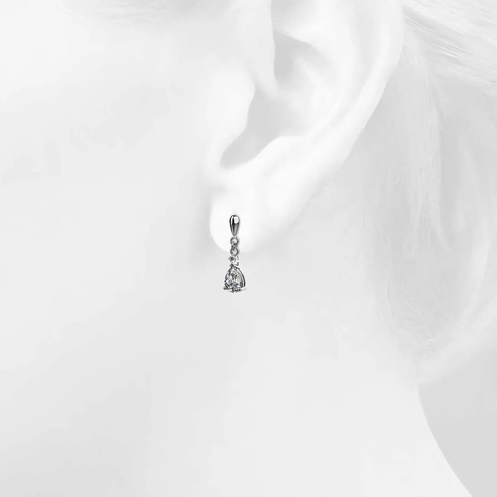 Anastacia Drop Earrings Embellished With SWAROVSKI Crystals