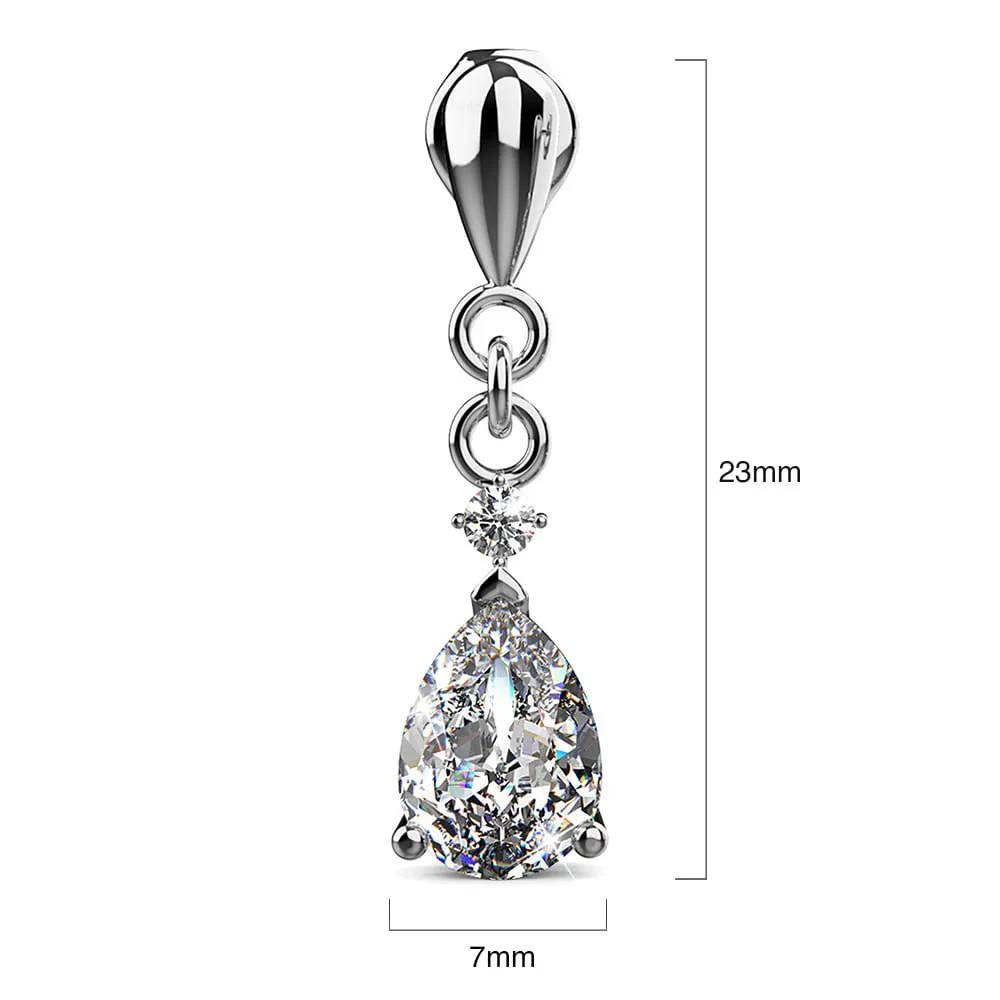 Anastacia Drop Earrings Embellished With SWAROVSKI Crystals