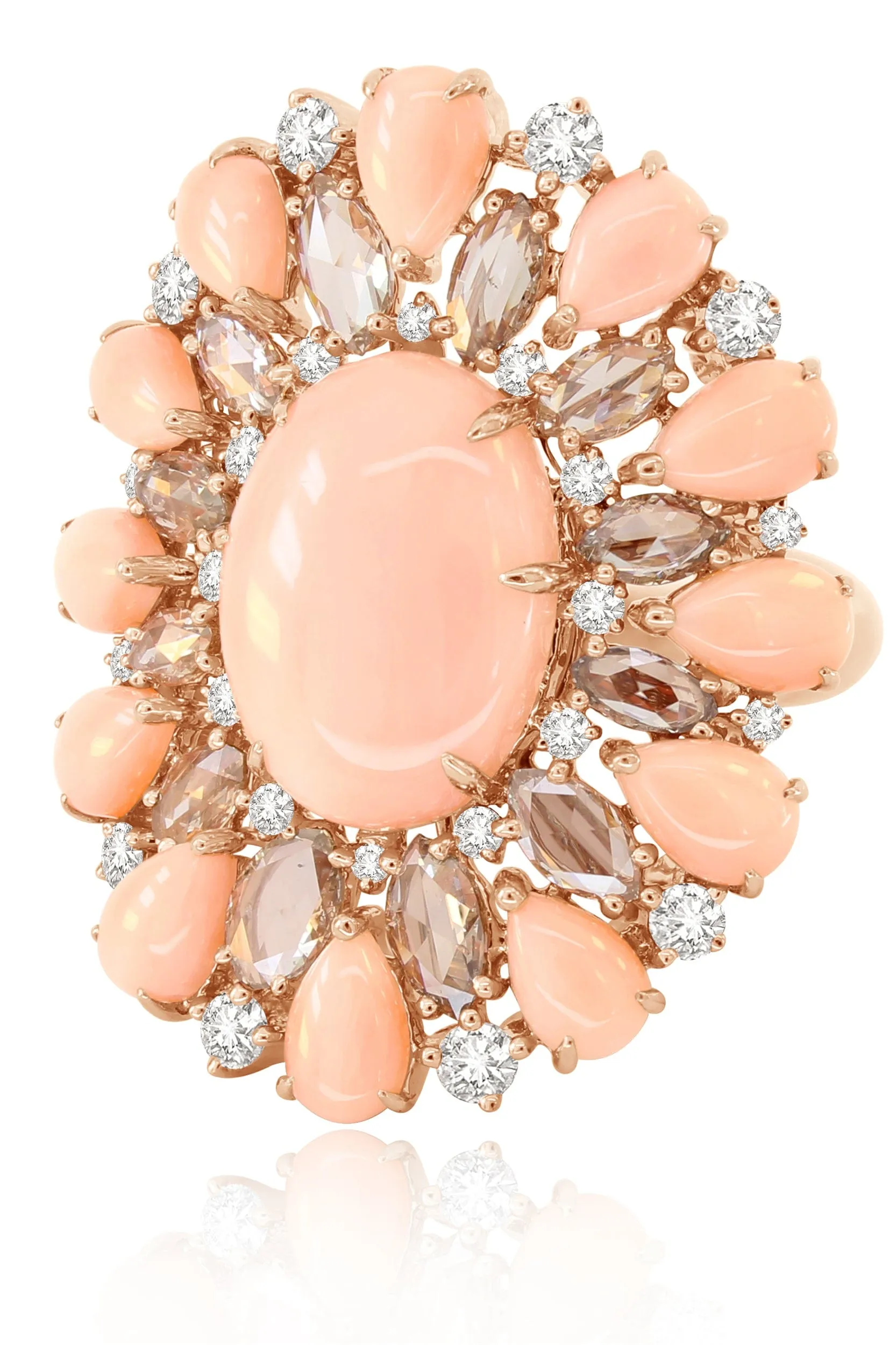Angel Skin Coral Ring