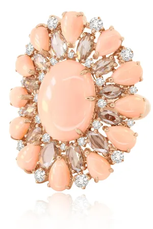 Angel Skin Coral Ring