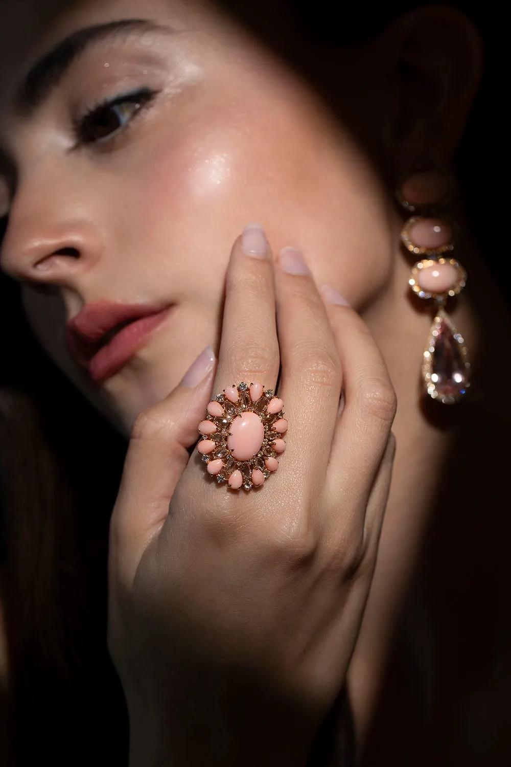 Angel Skin Coral Ring