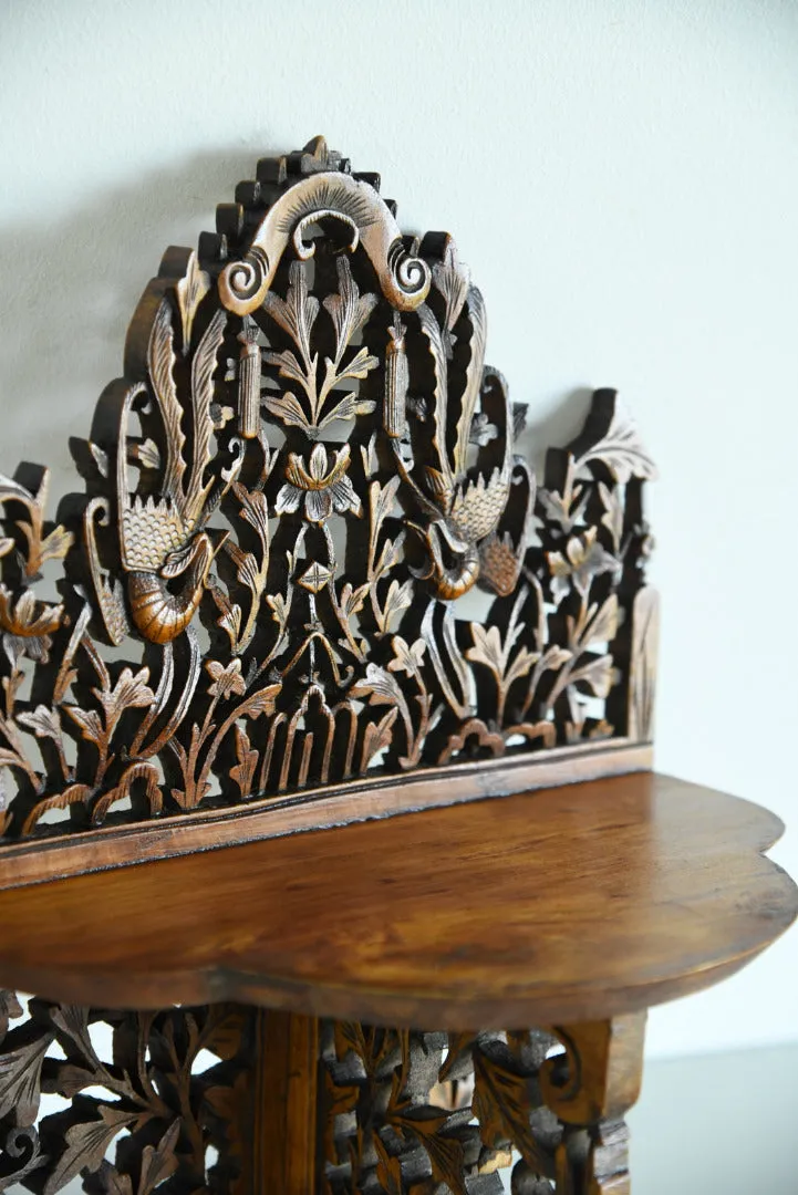 Anglo Indian Carved Wall Bracket