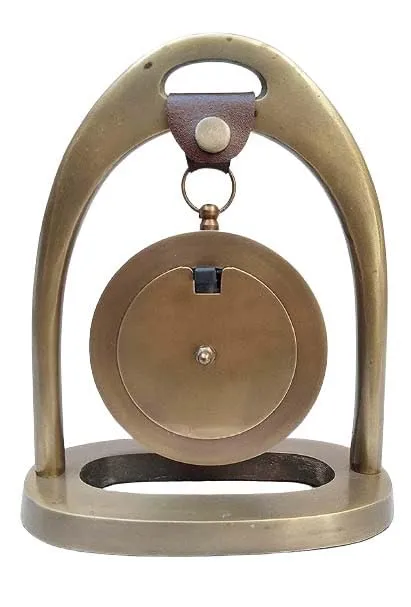 Antique Brass Handmade Brass Table Top Clock Desk Clock Antique Style Roman Number Home Office Studio Living Room Decor Decoration Gift Clock Size 8 Inch - Dial Size 3 Inch
