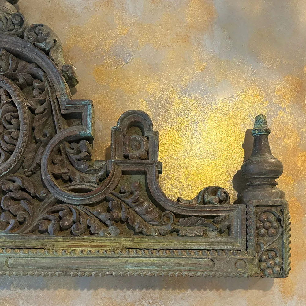 Antique Shubham Carved Panel