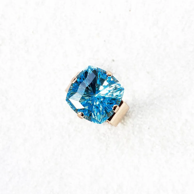 Aqua Swarovski Ring