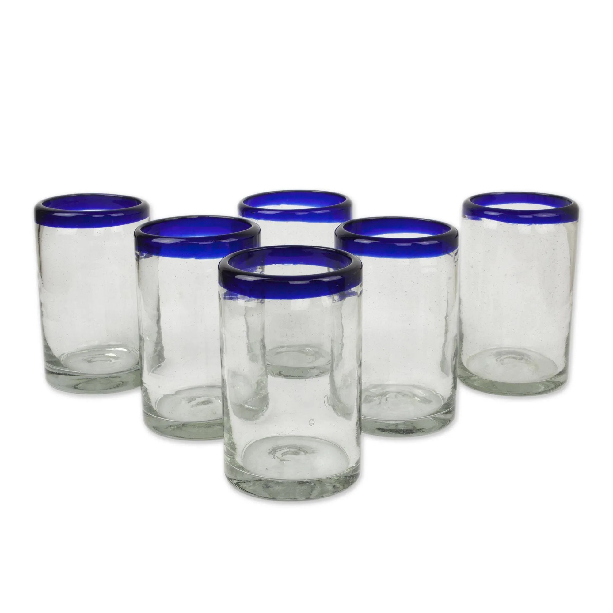 Artisan Crafted Juice Glasses - Set of 6