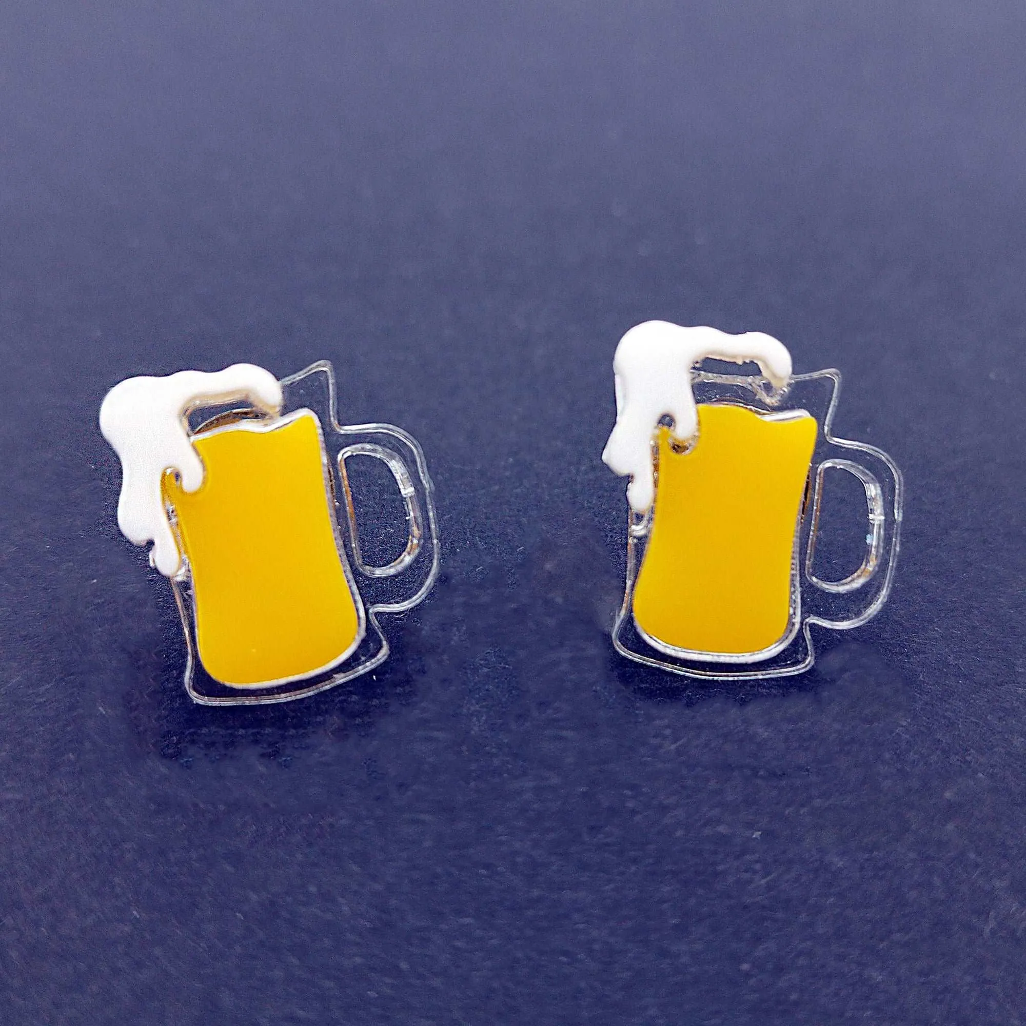 BEER JAR STUD EARRINGS | Sip in Style!