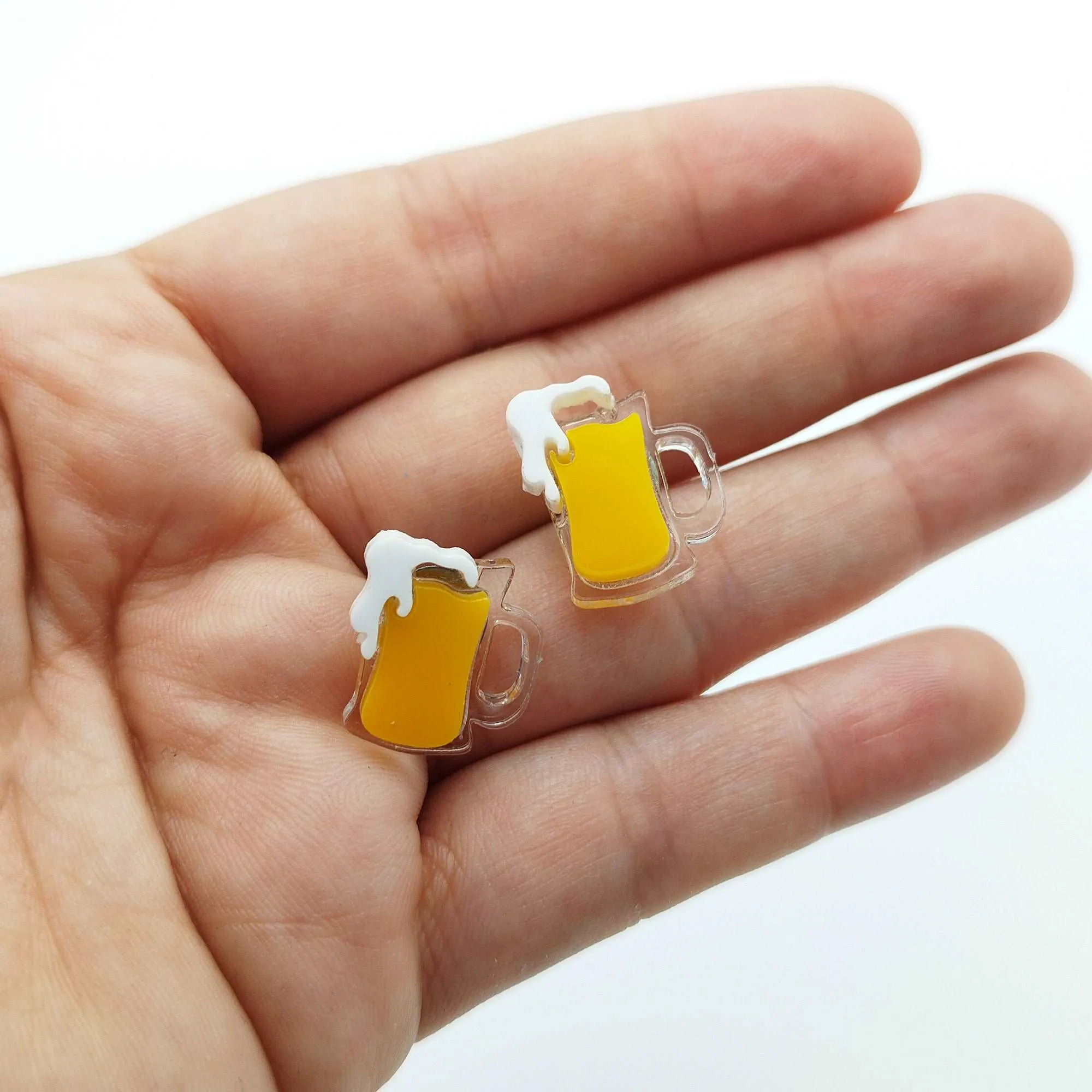 BEER JAR STUD EARRINGS | Sip in Style!