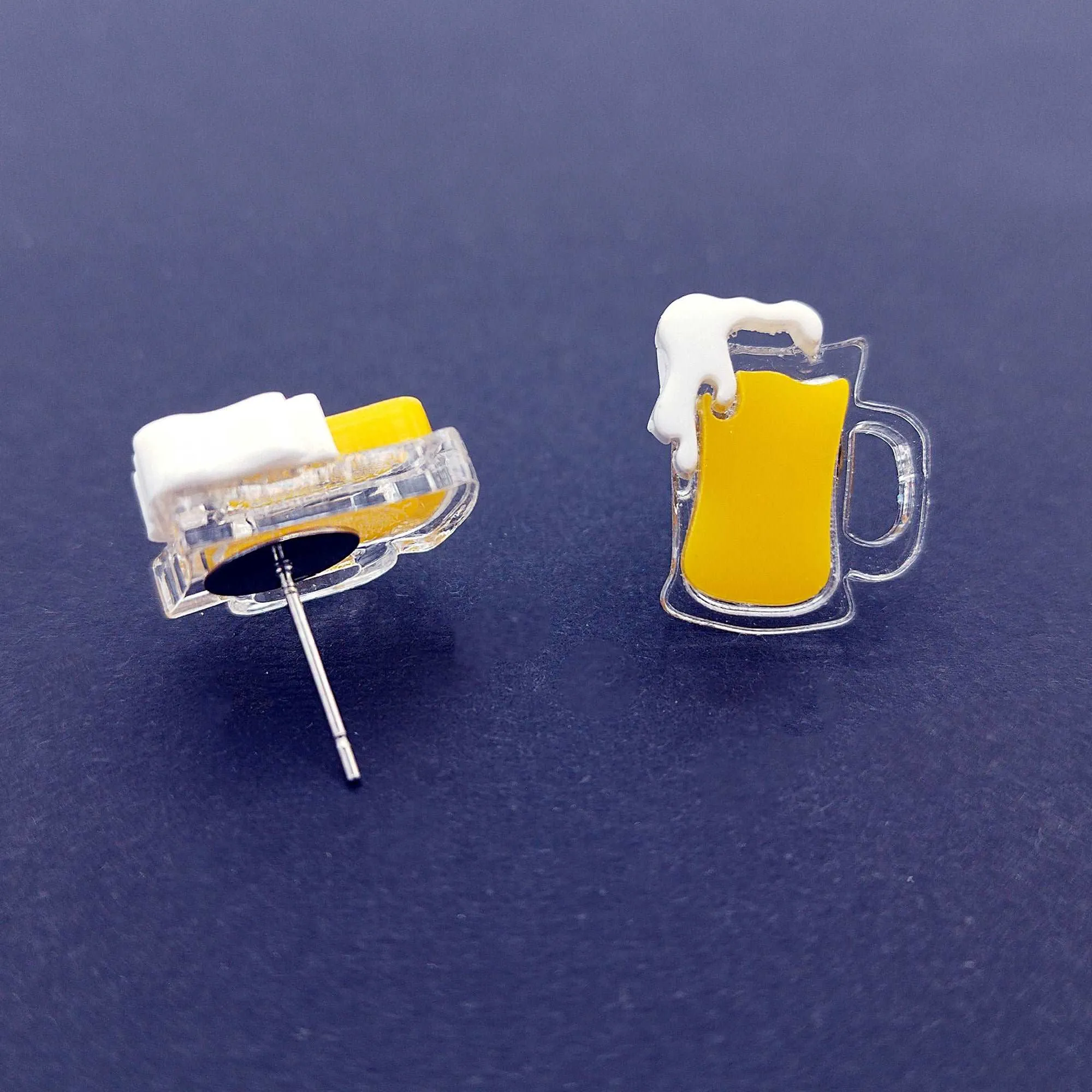 BEER JAR STUD EARRINGS | Sip in Style!